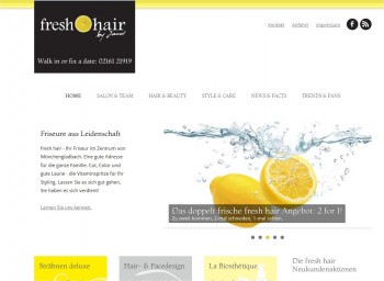 Screenshot freshhair24.de