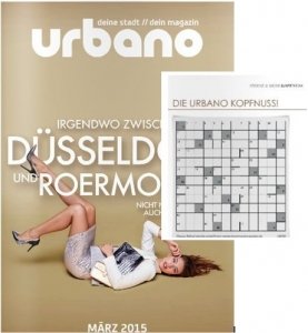 Kreuzworträtsel auf urbano Stadtmagazin Cover